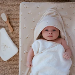 Aankleedkussenhoes - Beige - Newborn Naturals - Little Goose