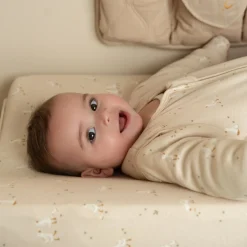 Aankleedkussenhoes - Beige - Newborn Naturals - Little Goose