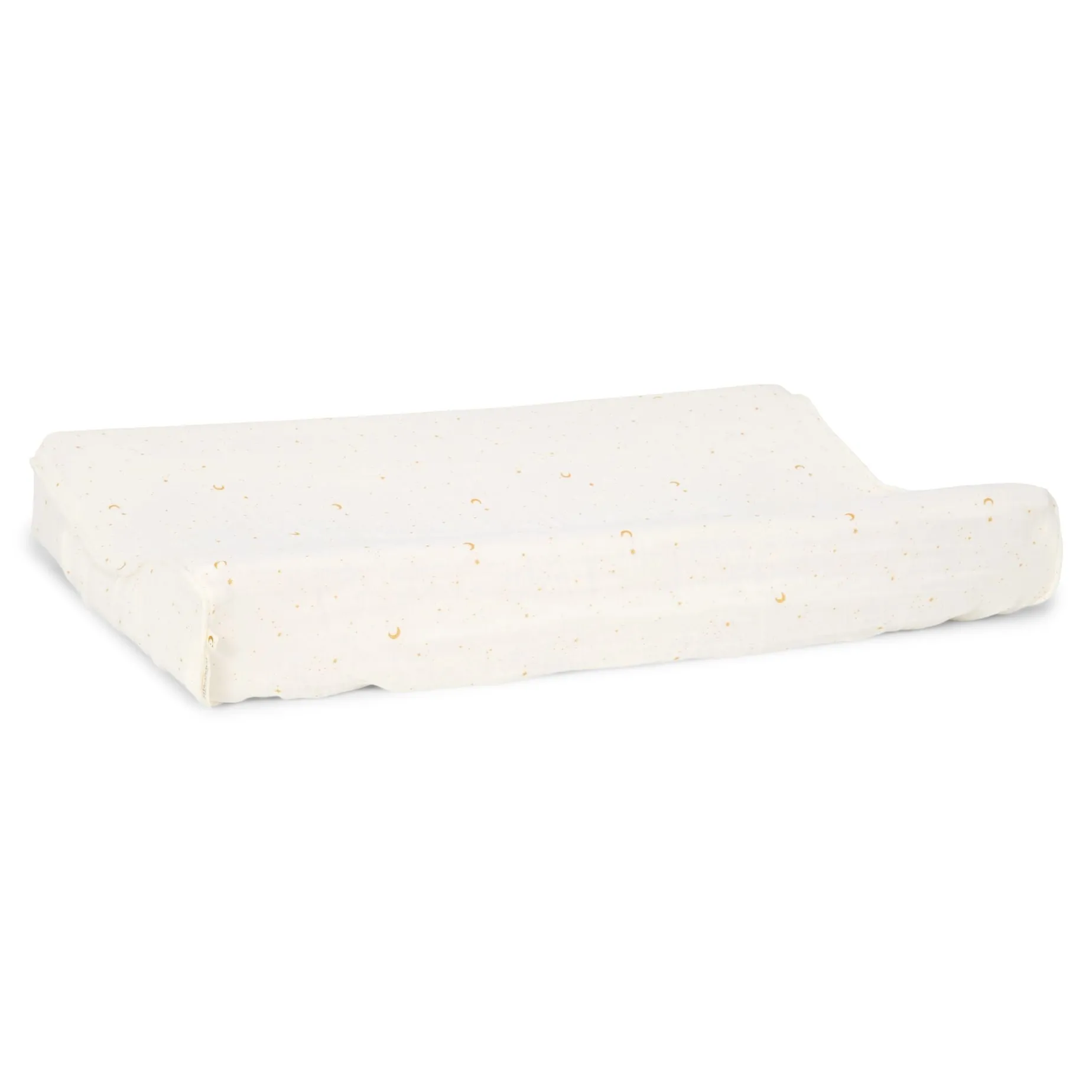 Aankleedkussenhoes - Wit - Newborn Naturals - Moon & Stars
