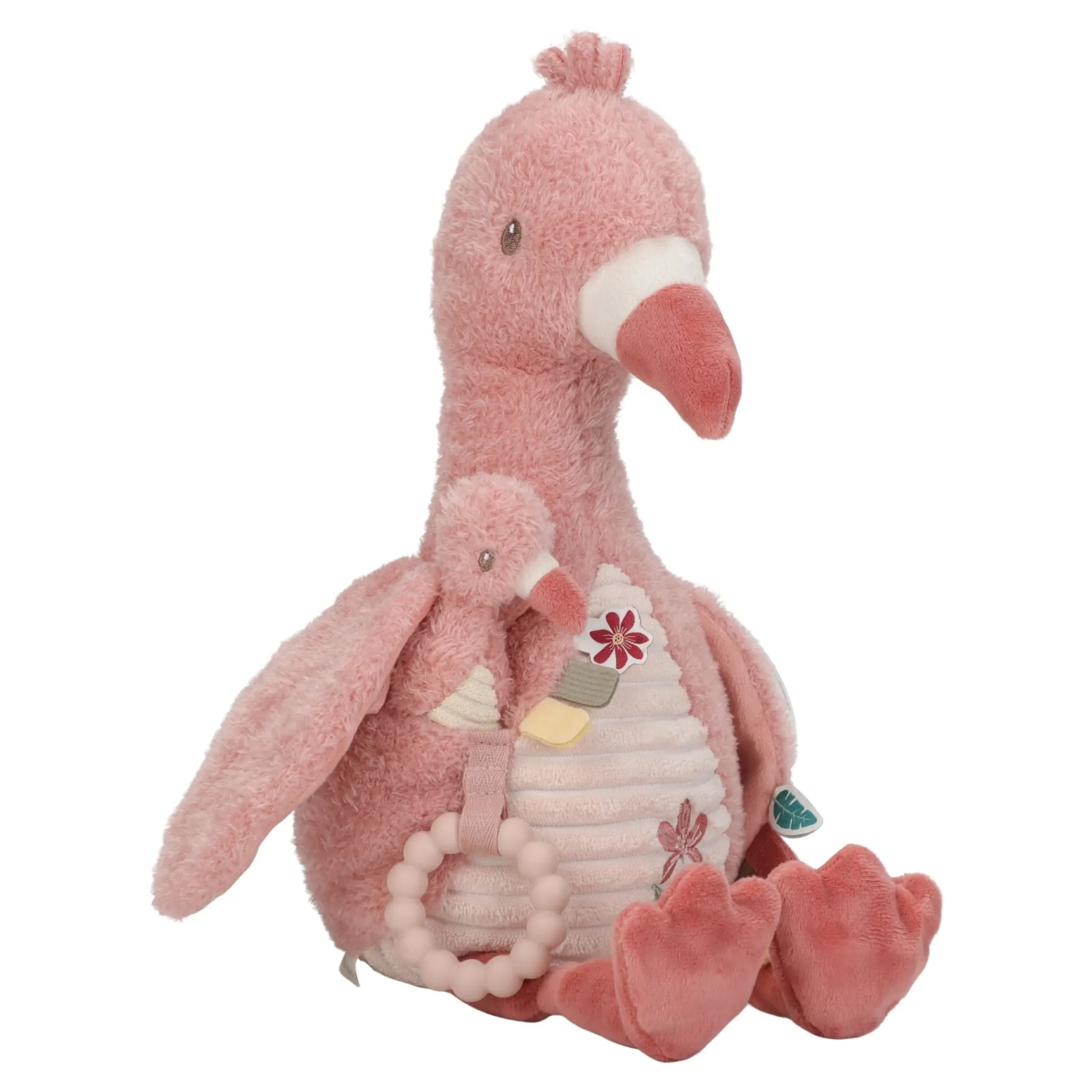Activiteitenknuffel Flamingo - Roze