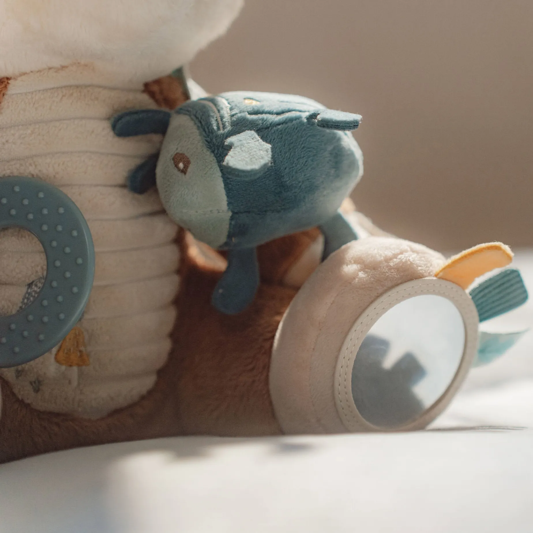 Activiteitenknuffel Vos - Blauw - Forest Friends