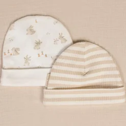 Babymutsje - Wit - Newborn Naturals - Baby Bunny