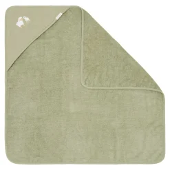 Badcape - Geborduurd - Groen - 75 x 75