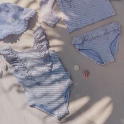 Badpak - Paars - Dreamy Stripes