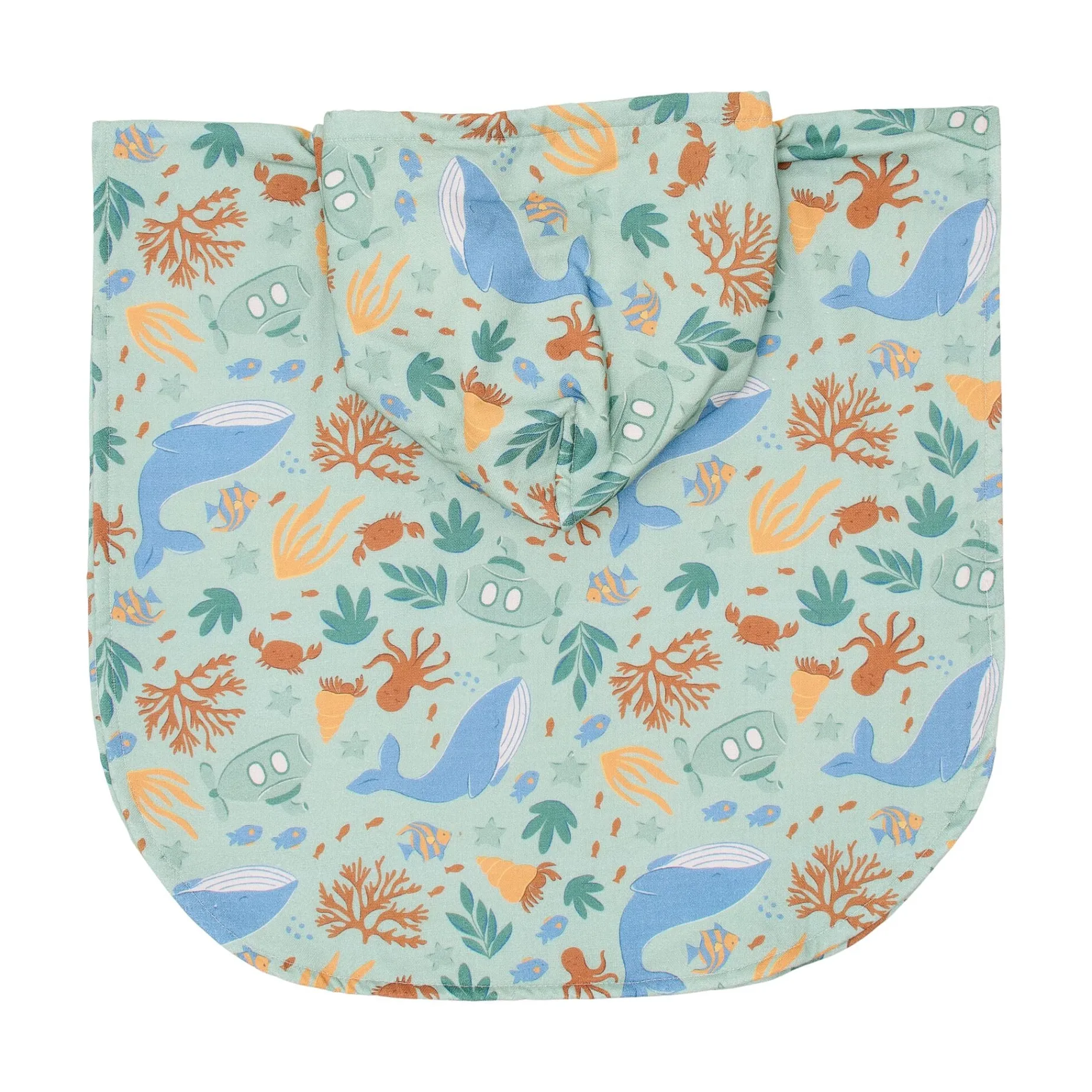 Badponcho - Groen - Ocean Friends