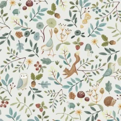 Behangstaal - Meerkleurig - Forest Friends - Forest Wonders