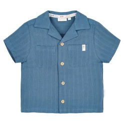Blouse - Korte mouw - Blauw