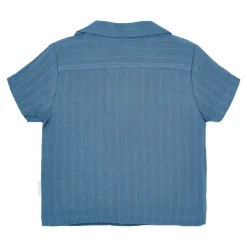 Blouse - Korte mouw - Blauw