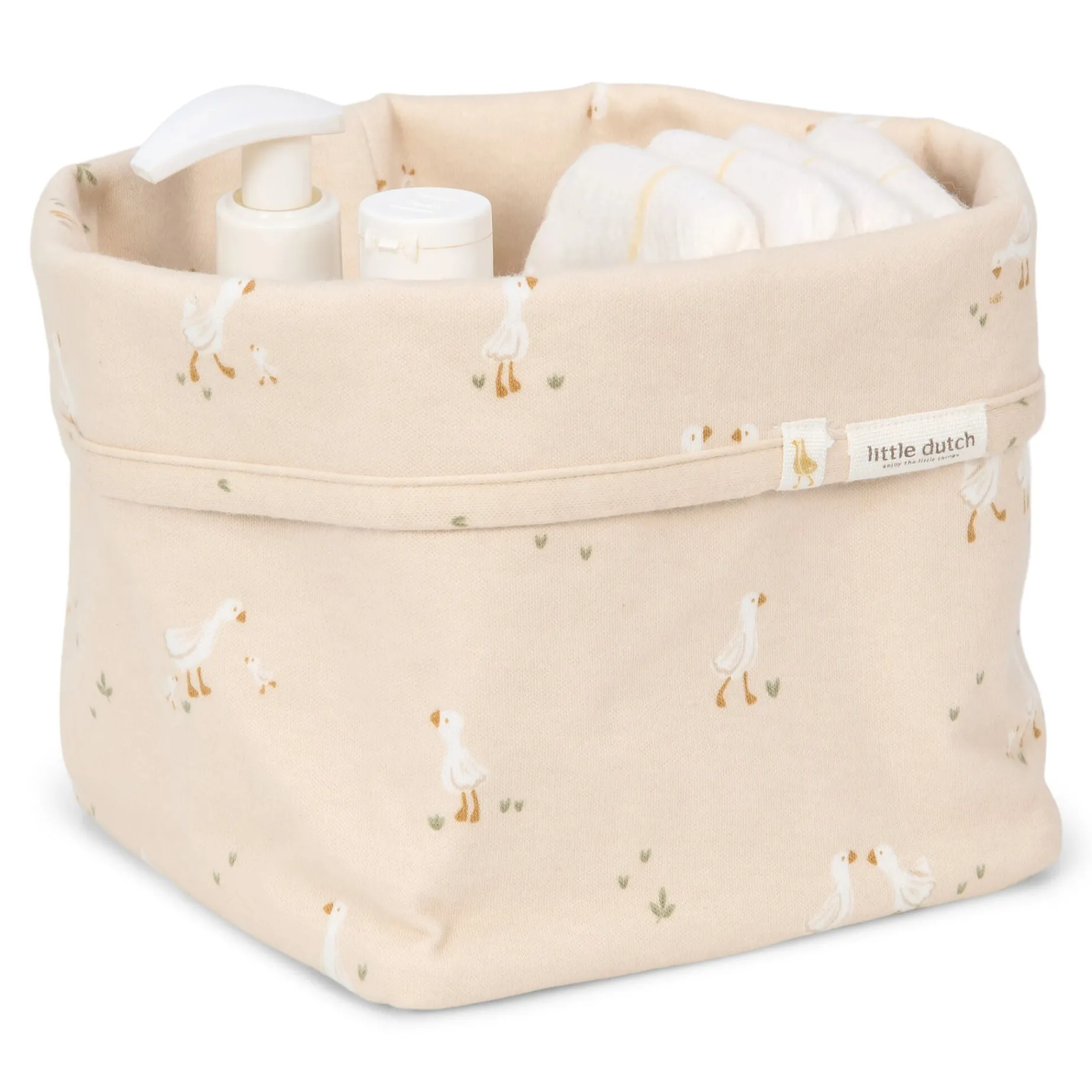 Commodemandje klein - Wit - Newborn Naturals - Little Goose