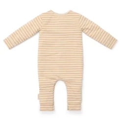 Eendelige pyjama - Zand - Gestreept