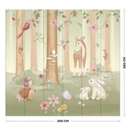 Fotobehang - Meerkleurig - Fairy Garden