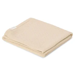 Gebreid ledikantdeken – Beige – Essentials