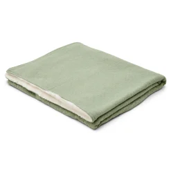 Gebreid ledikantdeken - Fleece – Groen – Essentials