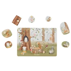 Geluidenpuzzel - Blauw - Forest Friends