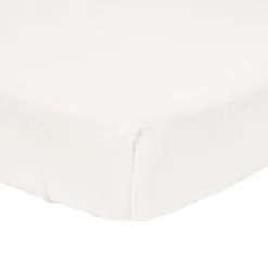 Hoeslaken hydrofiel wieg Soft White