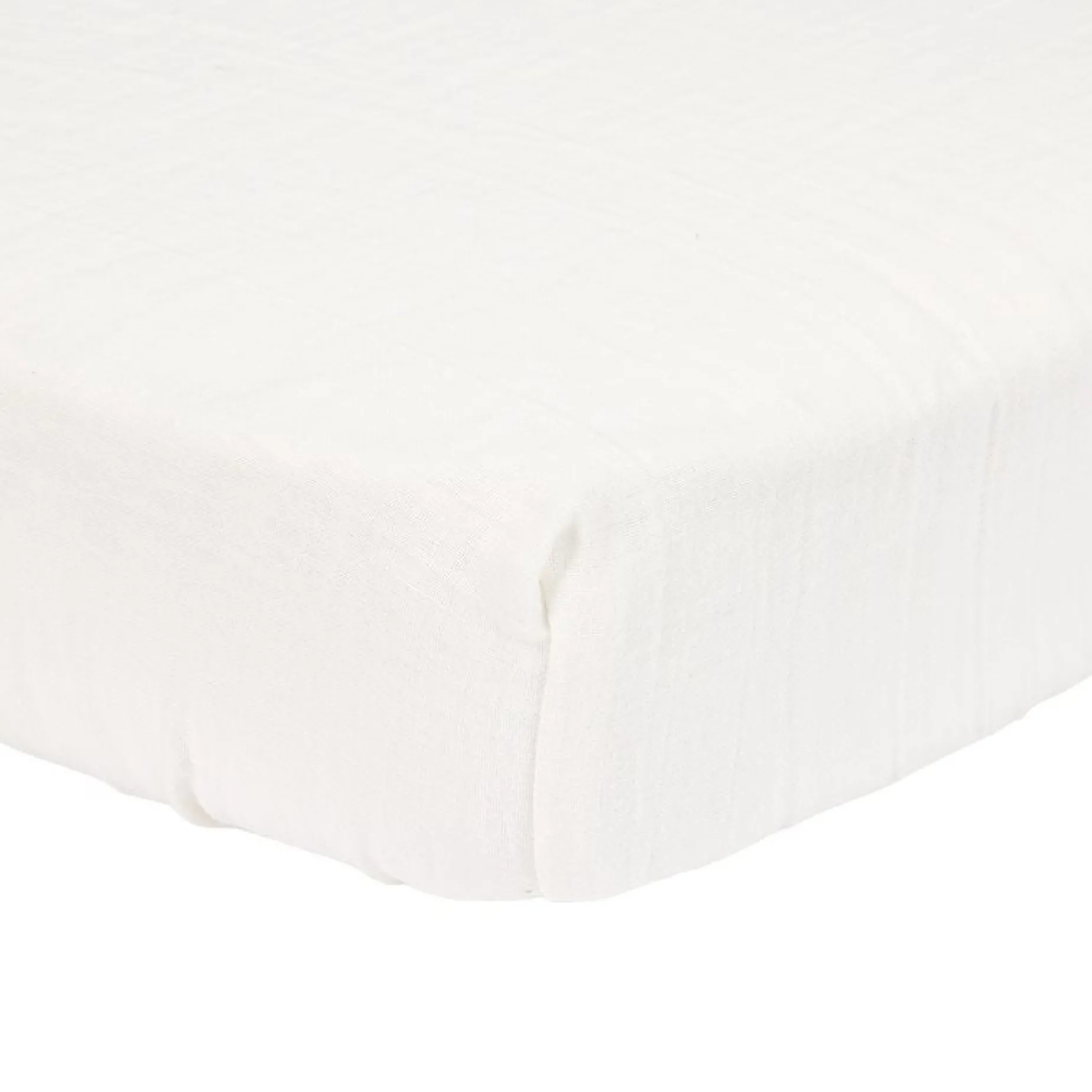 Hoeslaken hydrofiel wieg Soft White