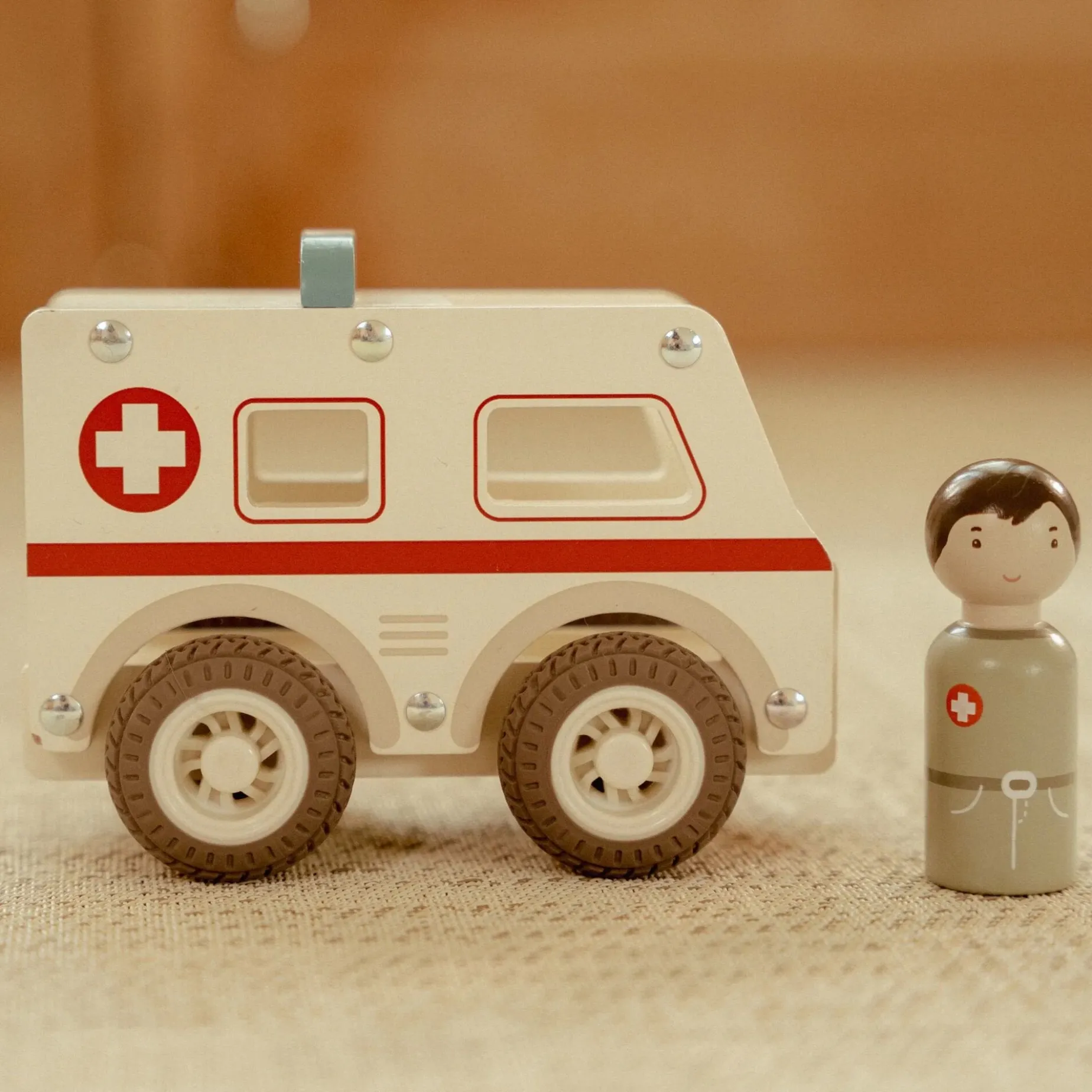 Houten ambulance - Wit - Essentials
