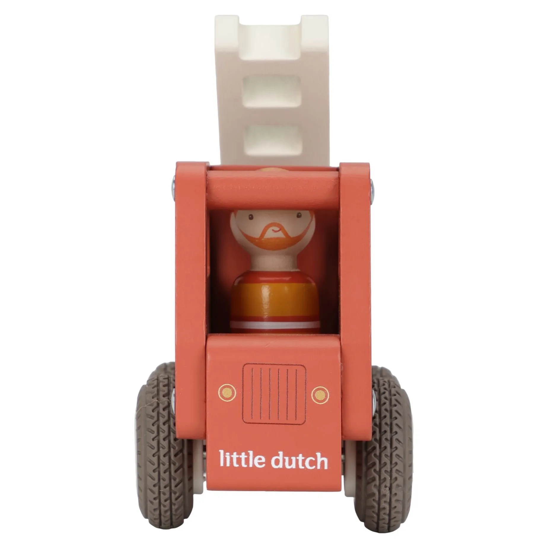 Houten brandweerwagen – Rood – Essentials