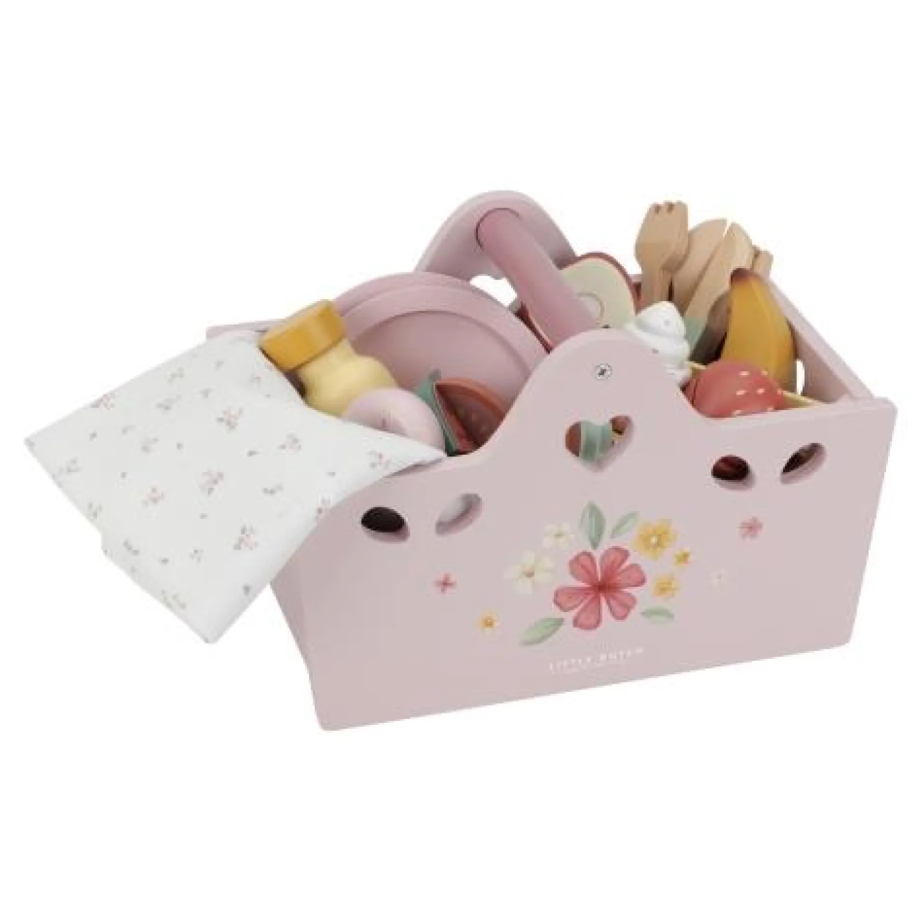 Houten Picknickset - Meerkleurig - Essentials