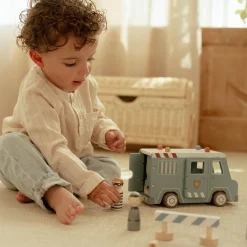 Houten politiewagen – Blauw – Essentials