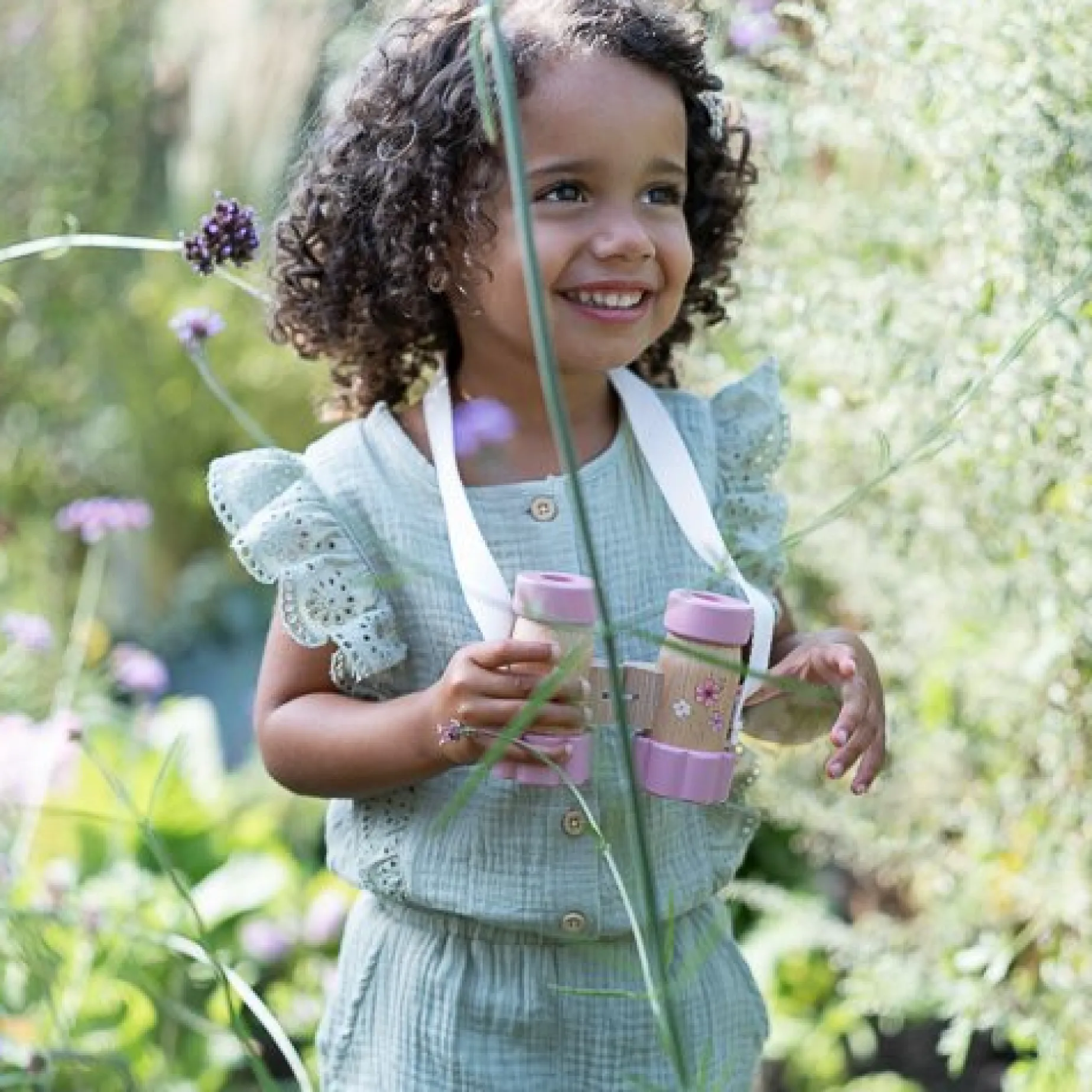 Houten Verrekijker - Roze - Fairy Garden