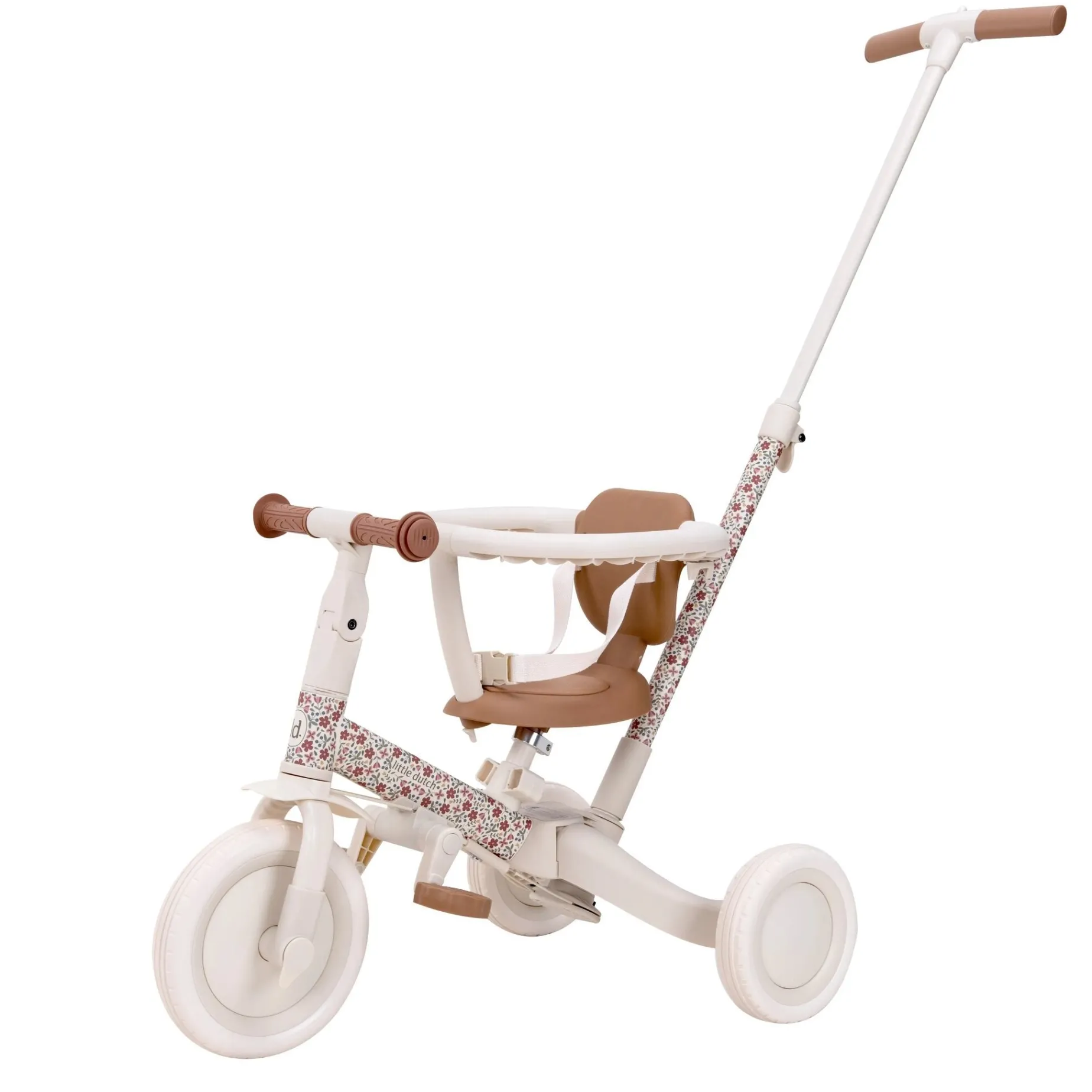 4 in 1 Driewieler Off White