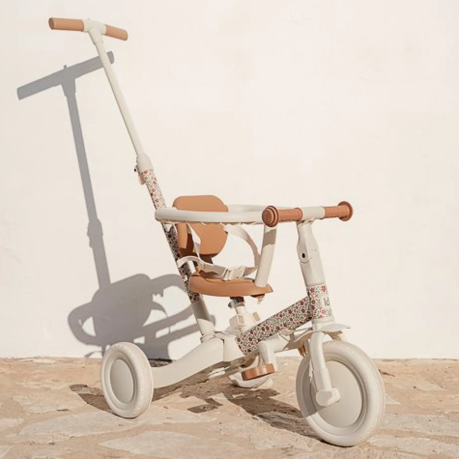 4 in 1 Driewieler Off White