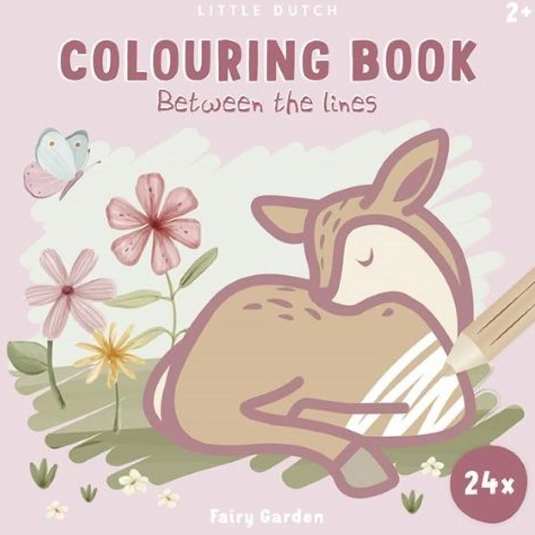 Kleurboek - Roze - Fairy Garden