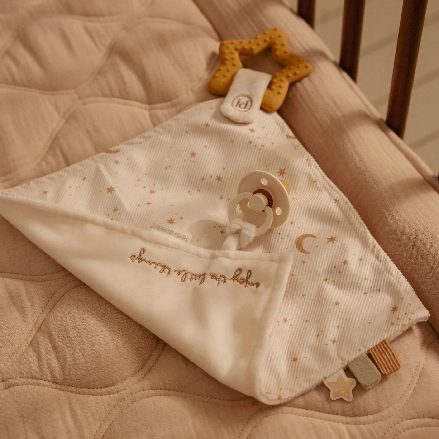 Knuffeldoekje met bijtring - Newborn Naturals
