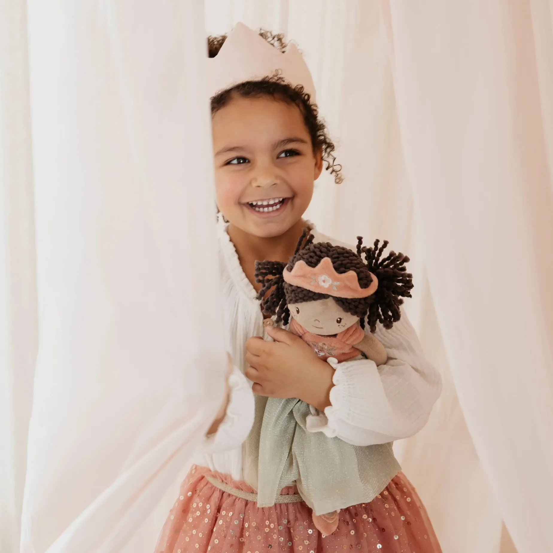 Knuffelpop Prinses Evi - 35 cm