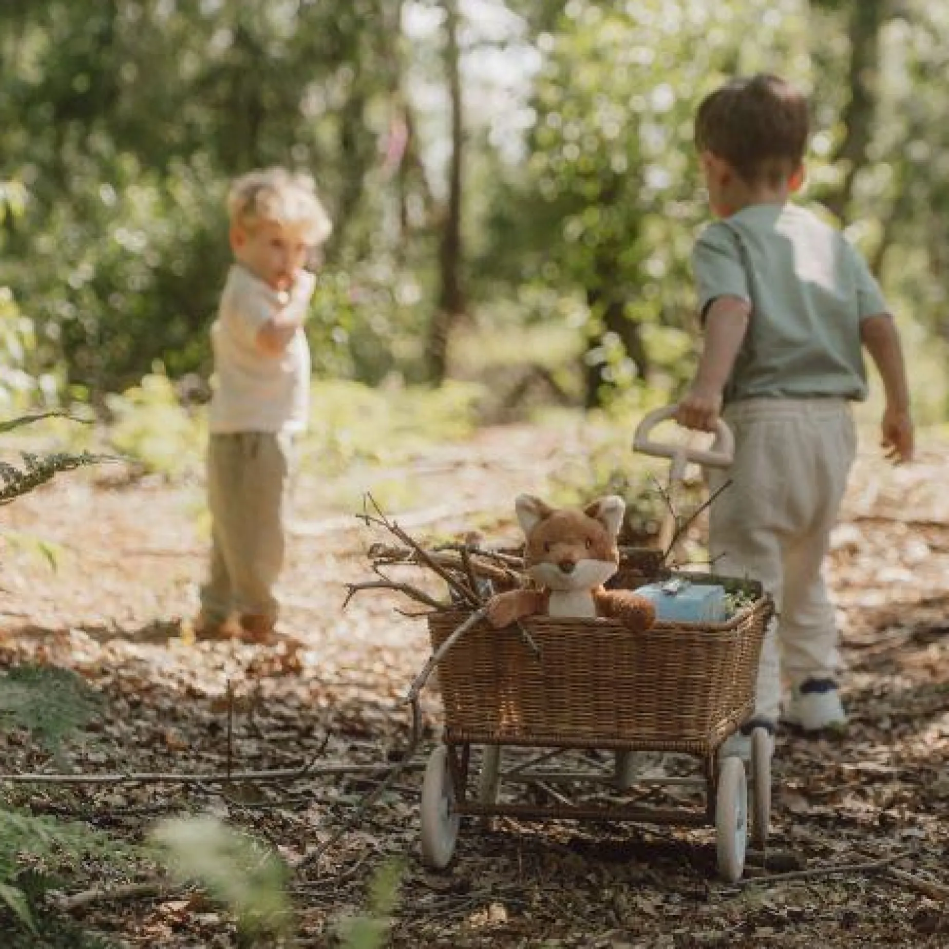 Knuffel Vos - Blauw - Forest Friends