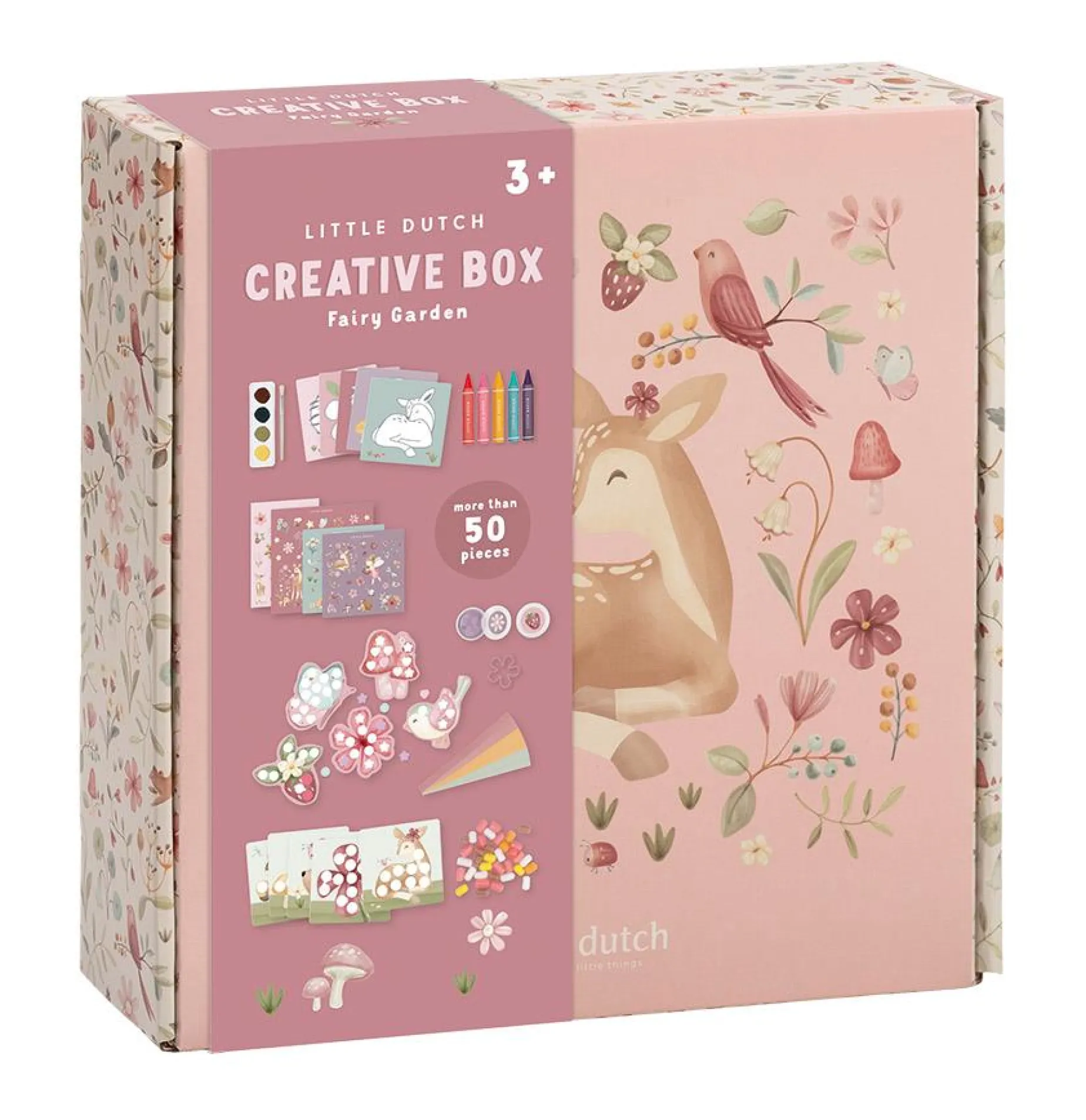 Knutseldoos XL - Meerkleurig - Fairy Garden