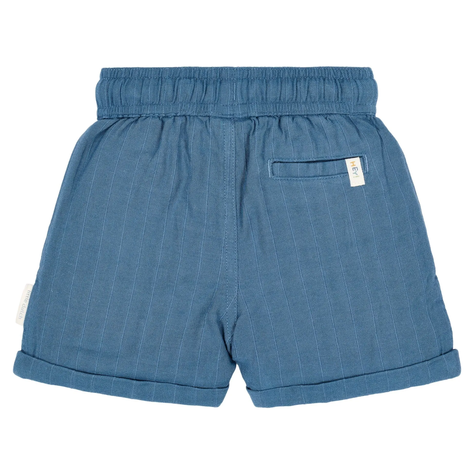 Korte broek linnen - Blauw
