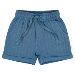 Korte broek linnen - Blauw