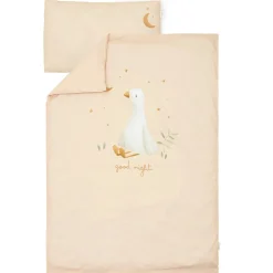 Ledikant dekbedovertrek - Beige - Newborn Naturals - Little Goose