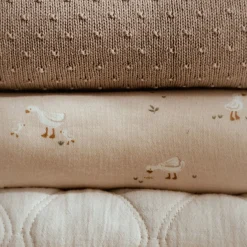 Ledikant deken - Fleece - Beige - Newborn Naturals - Little Goose