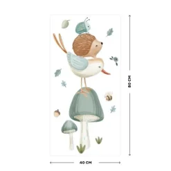 Muurstickers - Meerkleurig - Forest Friends