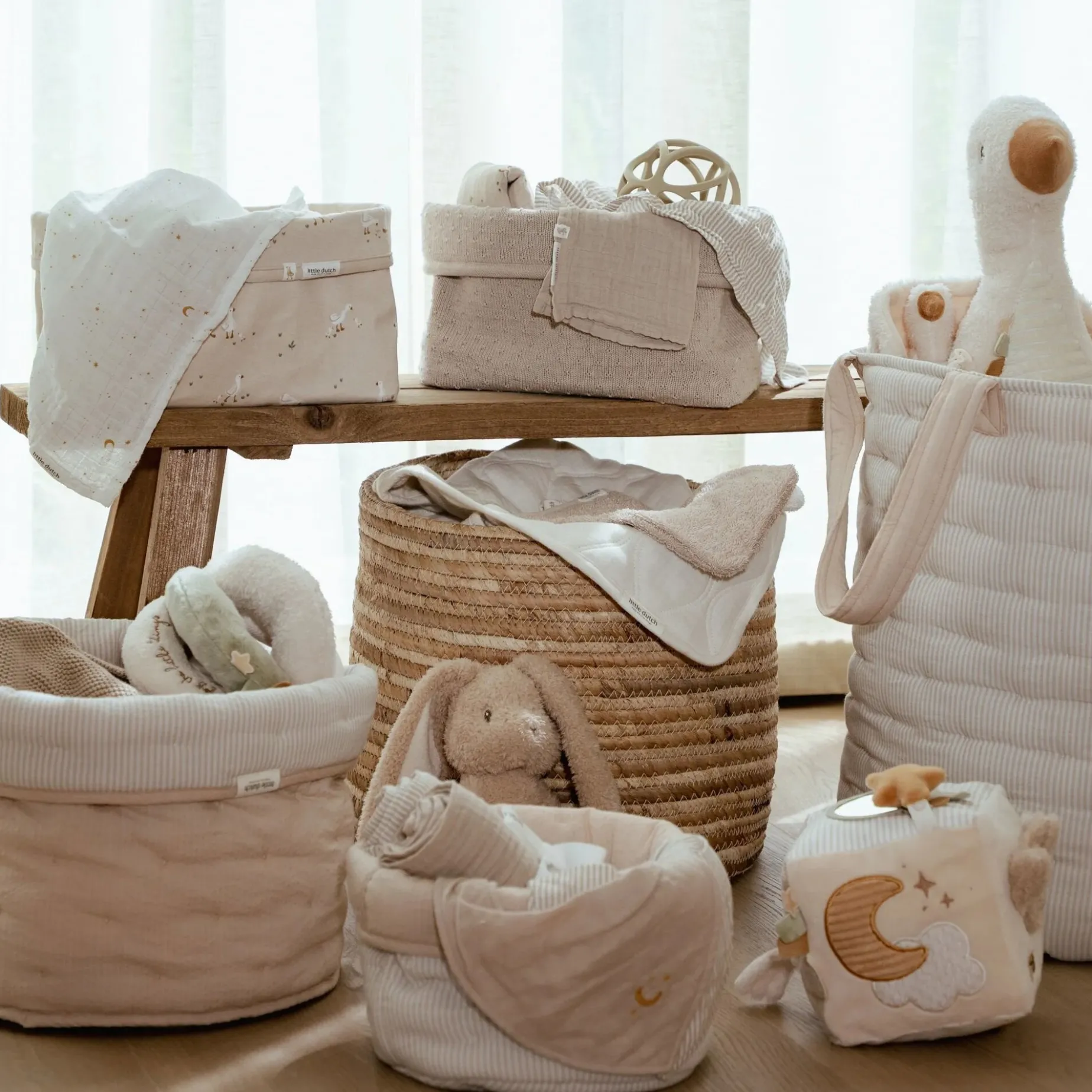 Opbergmand klein - Beige - Essentials