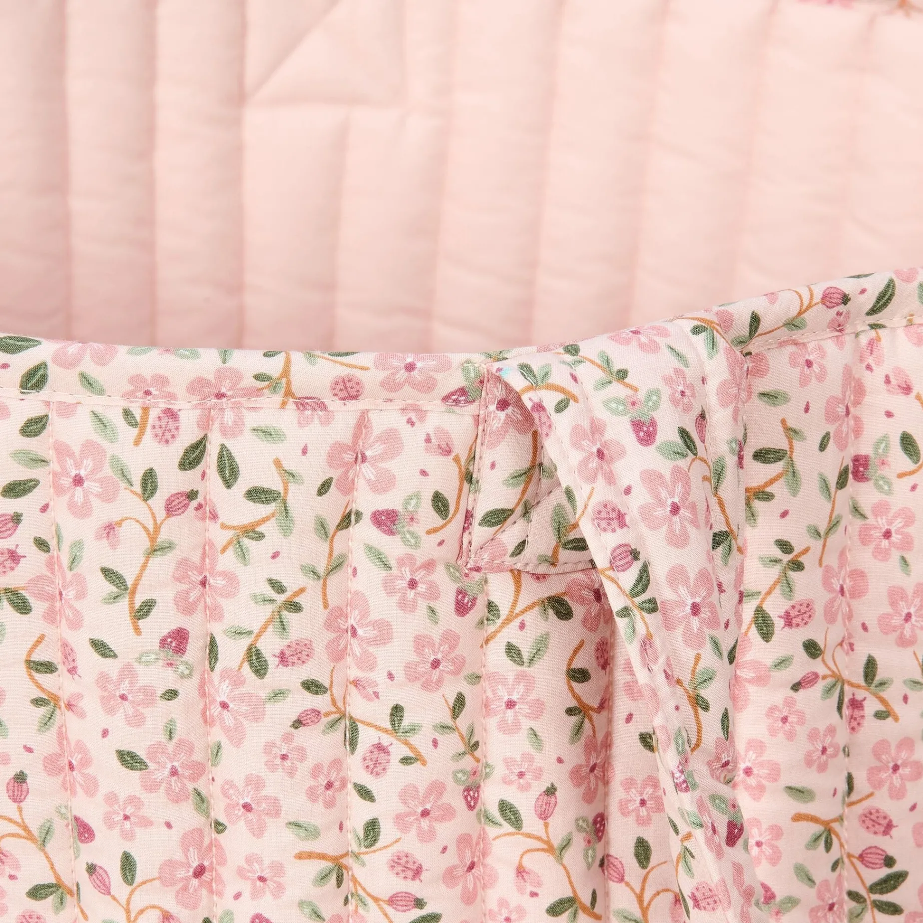 Opbergmand XL - Roze - Fairy Floral