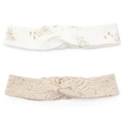 2-pack haarbanden - Zand - Newborn Naturals - Baby Bunny