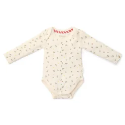 2-pack kerst romper lange mouw – Beige