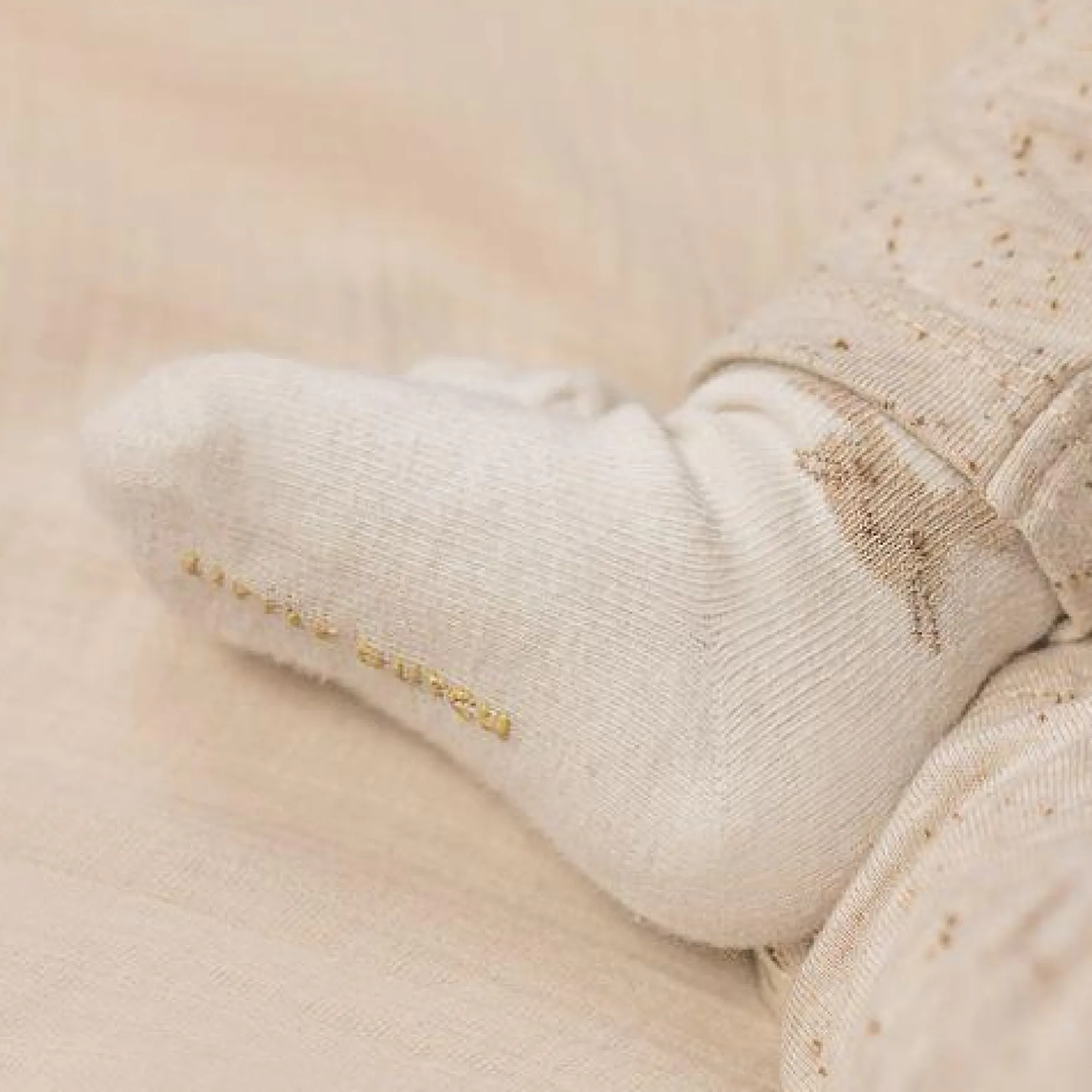 3-pack sokken - Zand - Newborn Naturals - Baby Bunny