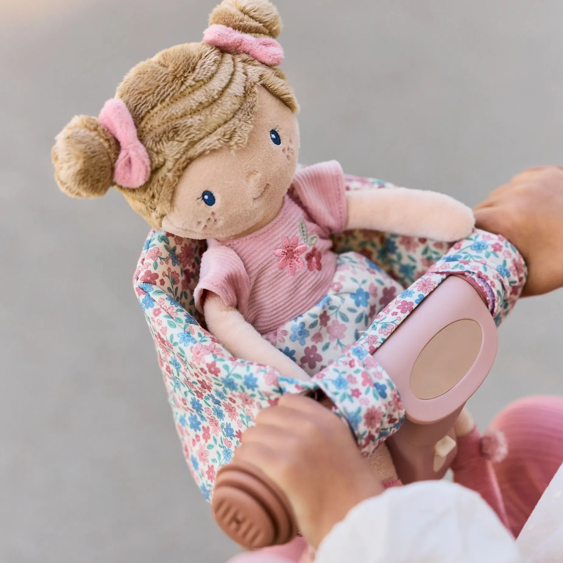 Poppenfietsstoel - Roze
