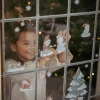 Raamstickers Kerst - Meerkleurig