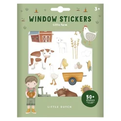 Raamstickers Little Farm
