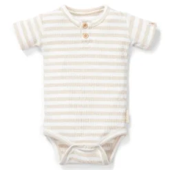 Romper korte mouw - Zand - Newborn Naturals