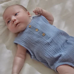 Romper mouwloos - Blauw