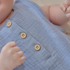 Romper mouwloos - Blauw