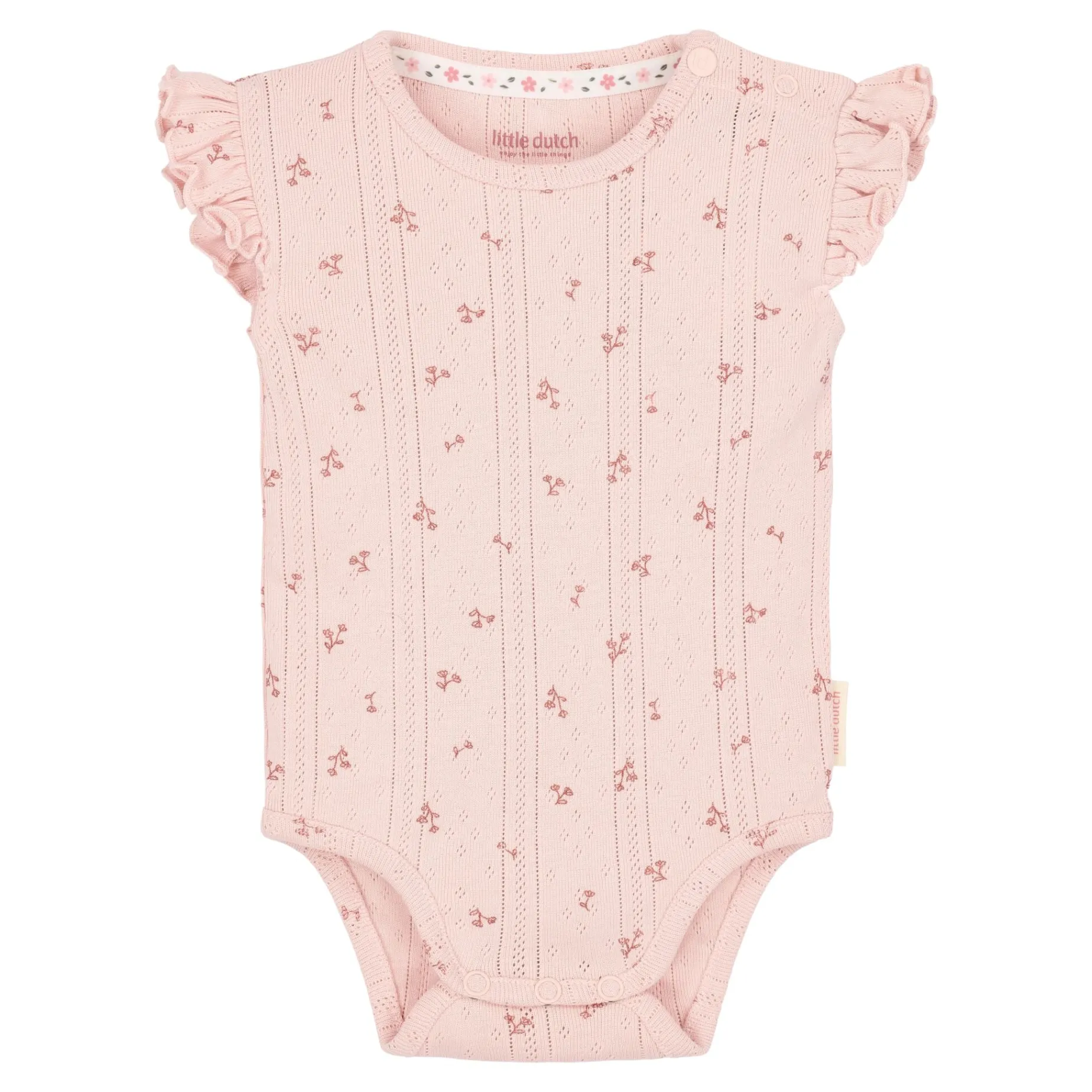 Romper mouwloos - Roze - Fairy Flowers