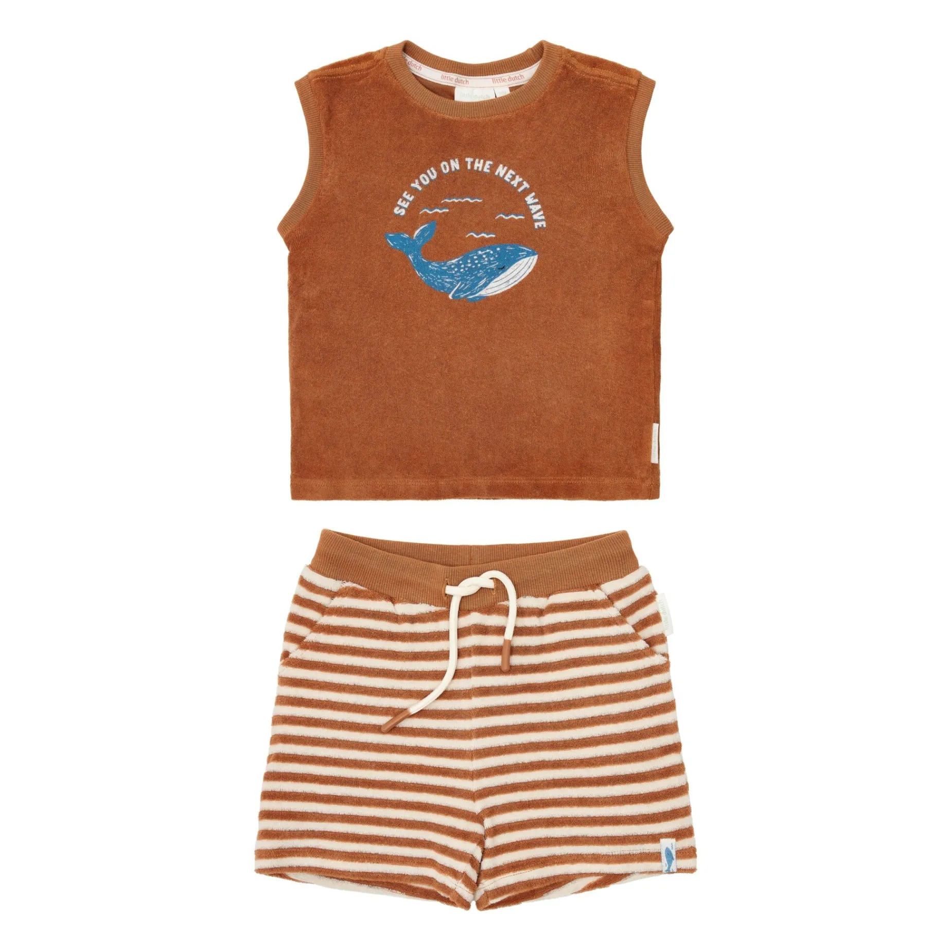 Shirt en short set - Bruin